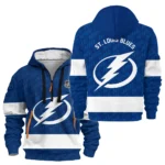 Fan Gift Hoodie Half Zipper, Sports-Inspired Logo Design HVN1053