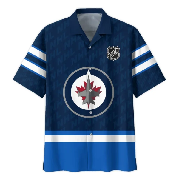 Puck Flow Hawaiian Shirt, Bold Supporter Button Shirt HVN1053WP - Image 2