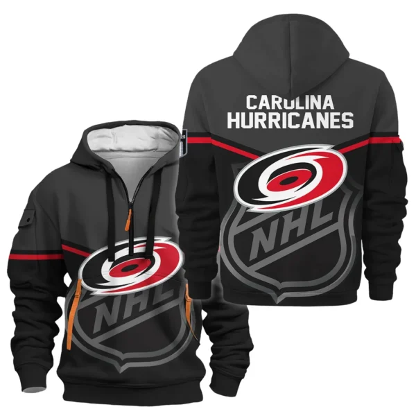 Everyday Hoodie Half Zipper, Athletic-Inspired Logo HVN1054
