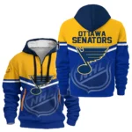 Everyday Hoodie Half Zipper, Athletic-Inspired Logo HVN1054