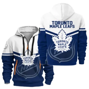 Lightweight Sports Hoodie Half Zipper, Unique Logo Print HVN1054