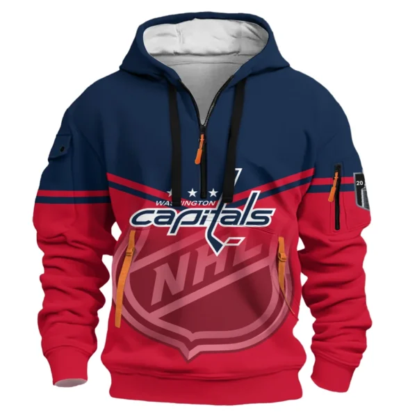 Fan Gift Hoodie Half Zipper, Sports-Inspired Logo Design HVN1054 - Image 2