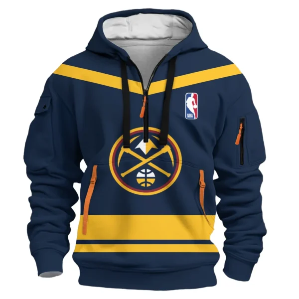 Urban Streetwear Hoodie, Half-Zip with Exclusive Logo HVN1055 - Image 2