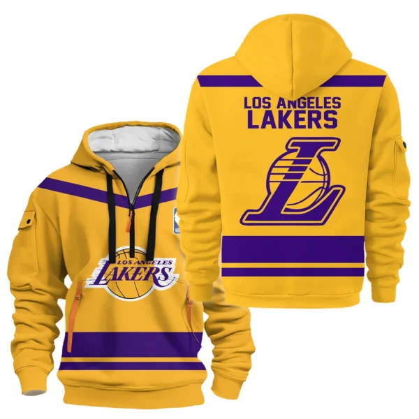 Training Hoodie Half Zipper, Fan-Friendly Logo Design HVN1055