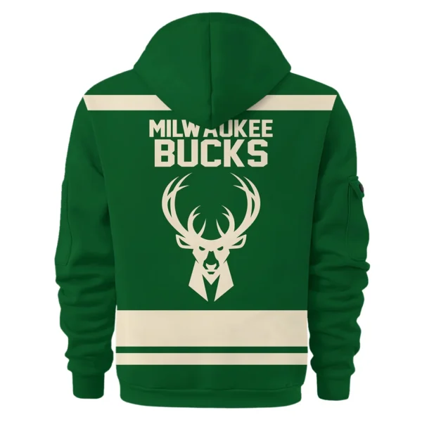 Fan Gift Hoodie Half Zipper, Sports-Inspired Logo Design HVN1055 - Image 3