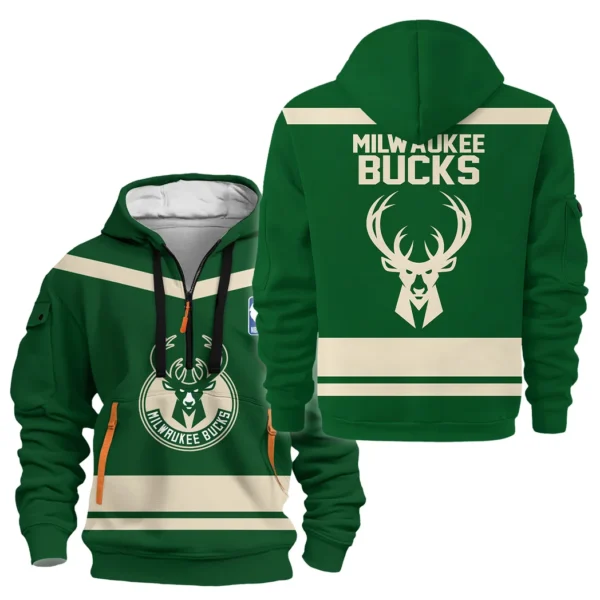 Fan Gift Hoodie Half Zipper, Sports-Inspired Logo Design HVN1055