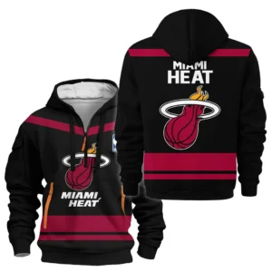 Casual Sports Hoodie Half Zipper, Modern Logo Detail Printing HVN1055