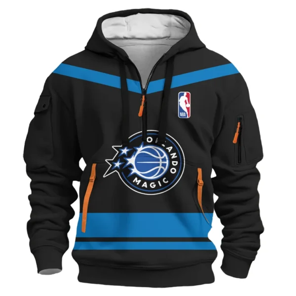 Outdoor Half-Zip Hoodie, Team Spirit Logo Design HVN1055 - Image 2