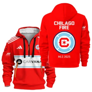 Lightweight Sports Hoodie Half Zipper, Unique Logo Print HVN1056