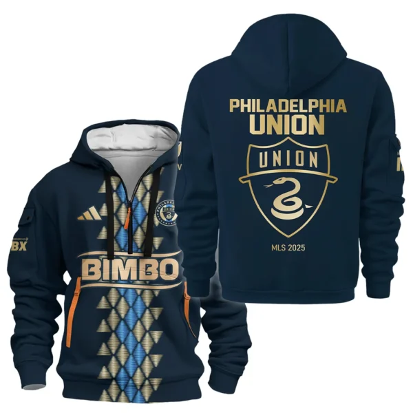 Lightweight Sports Hoodie Half Zipper, Unique Logo Print HVN1056