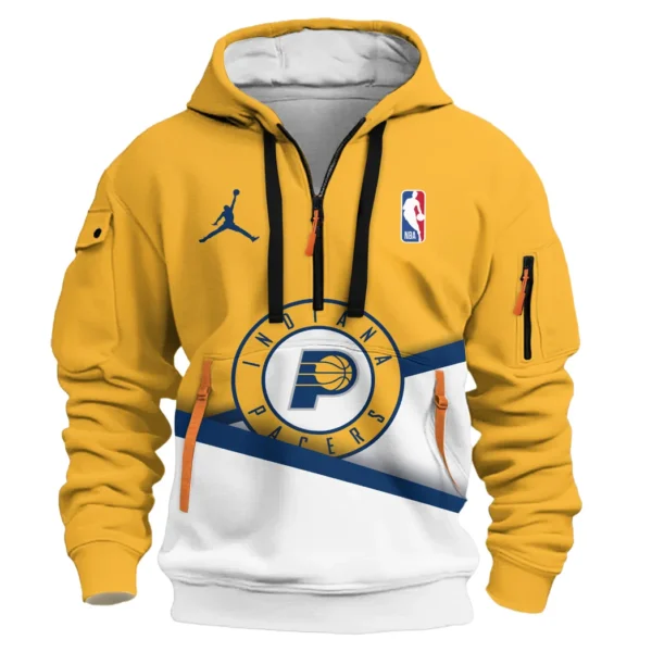 Urban Streetwear Hoodie, Half-Zip with Exclusive Logo HVN1057 - Image 2