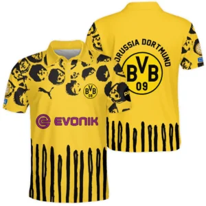Mutige Gelbe Mannschaft Polo Shirt, Premium Polo for Enthusiasts HVN1059BD