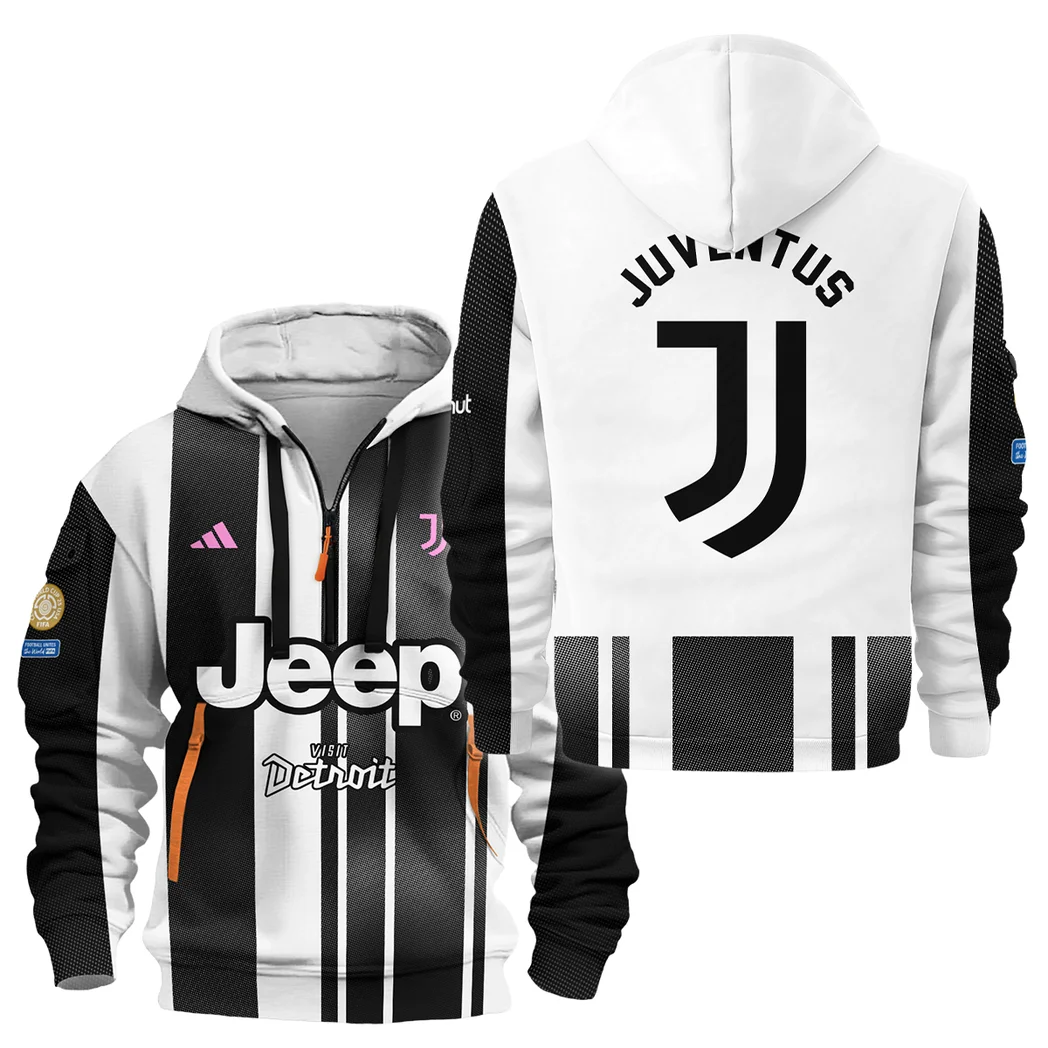 Fan Gift Hoodie Half Zipper, Sports-Inspired Logo Design HVN1059