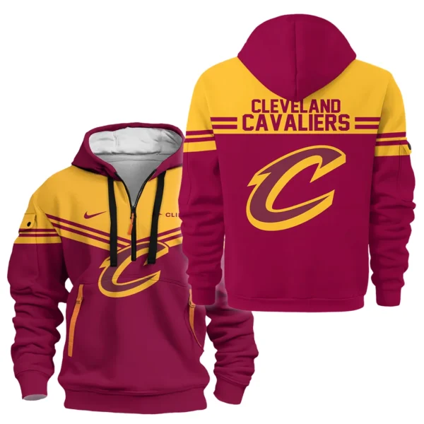 Everyday Hoodie Half Zipper, Athletic-Inspired Logo HVN1060