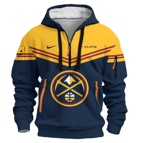 Outdoor Half-Zip Hoodie, Team Spirit Logo Design HVN1060 - Image 2