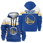 Street-Style Hoodie Half Zipper, Modern Sports Logo HVN1060