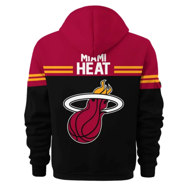 Everyday Hoodie Half Zipper, Athletic-Inspired Logo HVN1060 - Image 3