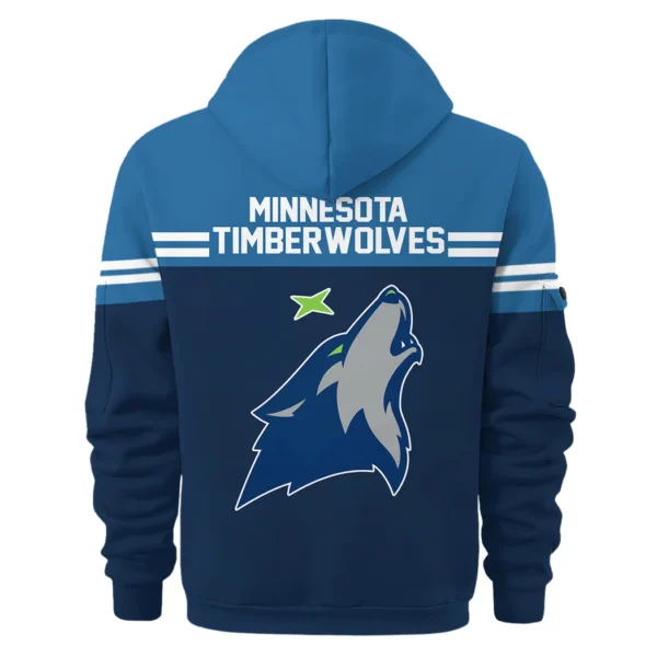 Outdoor Half-Zip Hoodie, Team Spirit Logo Design HVN1060 - Image 3