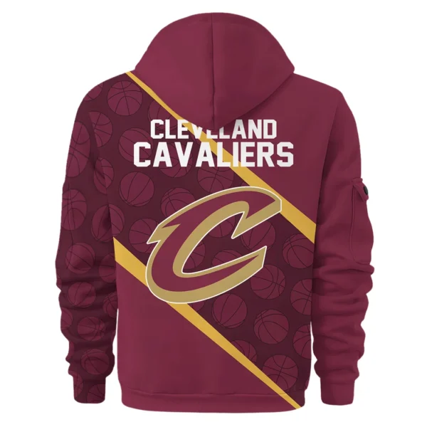 Athletic Half-Zip Hoodie, Team-Style Logo Print Hoodie Gift For Football Fans HVN1062 - Image 3