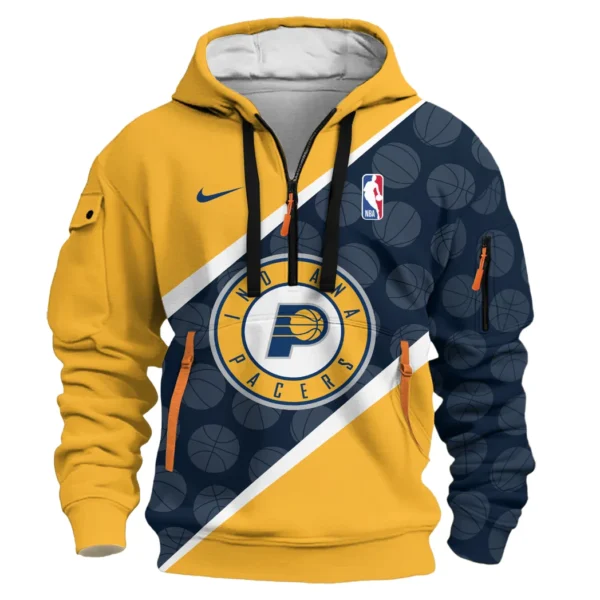 Outdoor Half-Zip Hoodie, Team Spirit Logo Design HVN1062 - Image 2