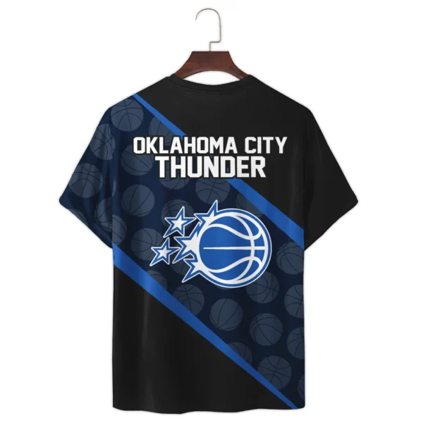 Streetwear Court Energy T-Shirt, Athletic Fan Tee HVN1062OM - Image 3