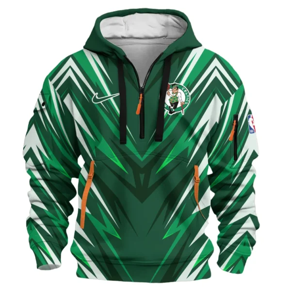 Outdoor Half-Zip Hoodie, Team Spirit Logo Design HVN1063 - Image 2
