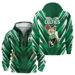 Outdoor Half-Zip Hoodie, Team Spirit Logo Design HVN1063