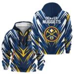 Street-Style Hoodie Half Zipper, Modern Sports Logo HVN1063