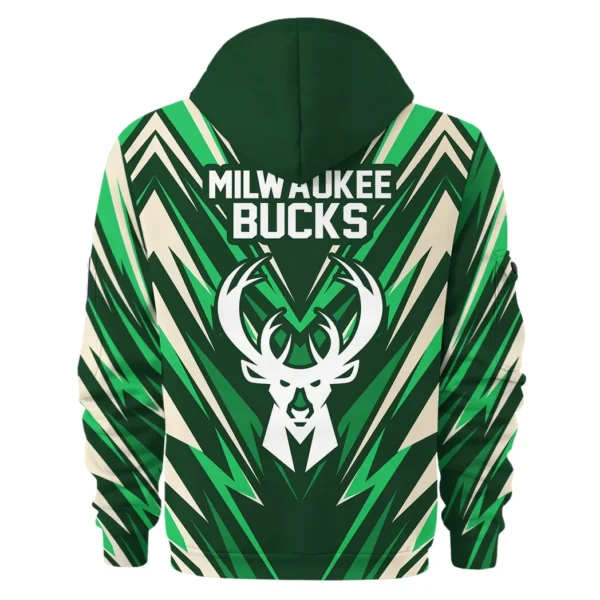 Everyday Hoodie Half Zipper, Athletic-Inspired Logo HVN1063 - Image 3