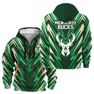 Everyday Hoodie Half Zipper, Athletic-Inspired Logo HVN1063