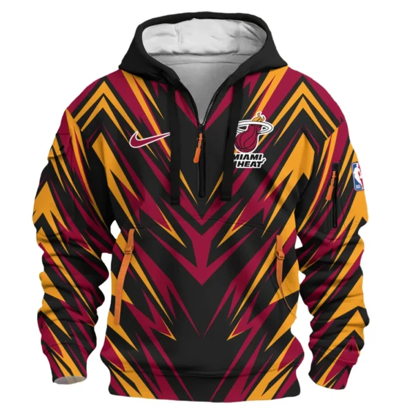 Lightweight Sports Hoodie Half Zipper, Unique Logo Print HVN1063 - Image 2
