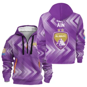 Outdoor Half-Zip Hoodie, Team Spirit Logo Design HVN1064