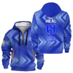 Lightweight Sports Hoodie Half Zipper, Unique Logo Print HVN1064