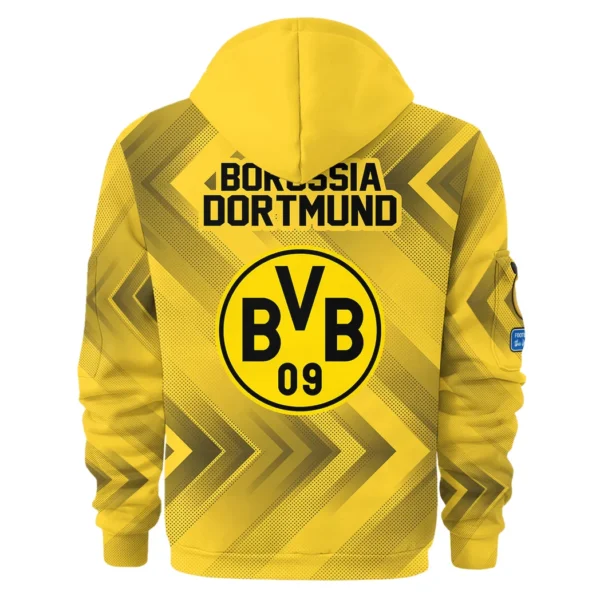 Training Hoodie Half Zipper, Fan-Friendly Logo Design HVN1064 - Image 3