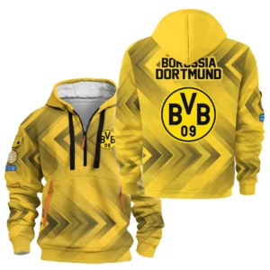 Training Hoodie Half Zipper, Fan-Friendly Logo Design HVN1064