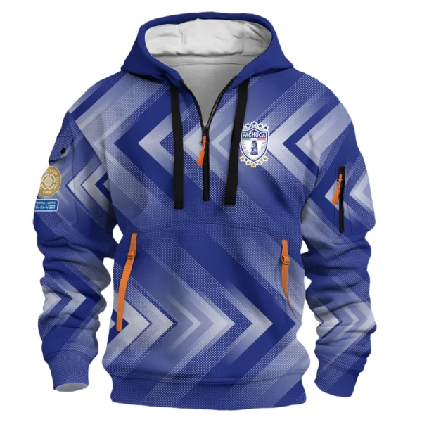 Performance Hoodie Half Zipper, Fan Edition Logo HVN1064 - Image 2