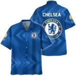 Capital Blue Support Hawaiian Shirt, Bold Spirit Button Shirt HVN1064CH