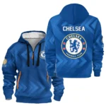 Everyday Hoodie Half Zipper, Athletic-Inspired Logo HVN1064