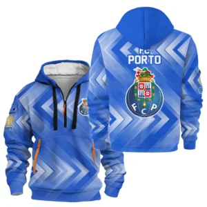 Lightweight Sports Hoodie Half Zipper, Unique Logo Print HVN1064
