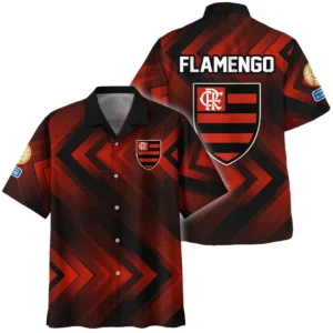 Red Black Hawaiian Shirt, Celebration Spirit Button Shirt HVN1064FL