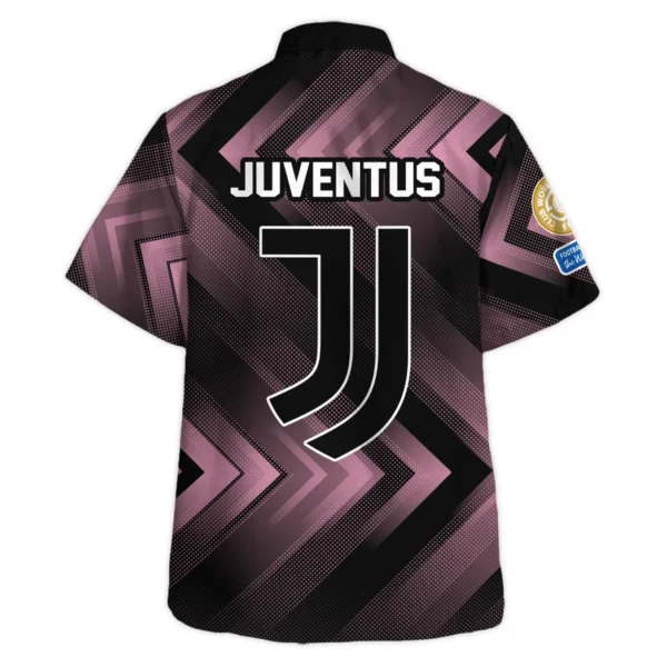 Black White Hawaiian Shirt, Stadium Energy Button Shirt HVN1064JU - Image 3