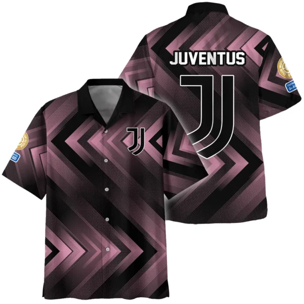 Black White Hawaiian Shirt, Stadium Energy Button Shirt HVN1064JU