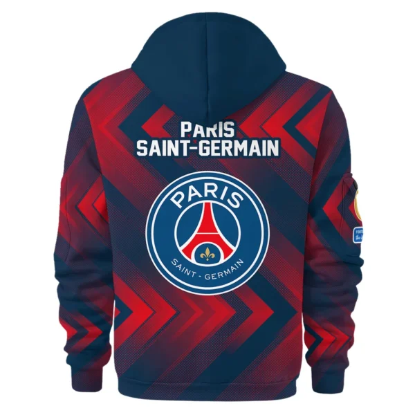 Lightweight Sports Hoodie Half Zipper, Unique Logo Print HVN1064 - Image 3