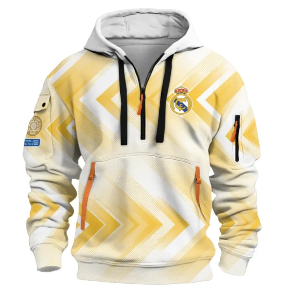 Training Hoodie Half Zipper, Fan-Friendly Logo Design HVN1064 - Image 2