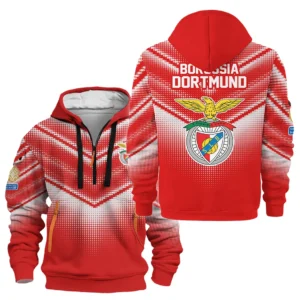 Training Hoodie Half Zipper, Fan-Friendly Logo Design HVN1065
