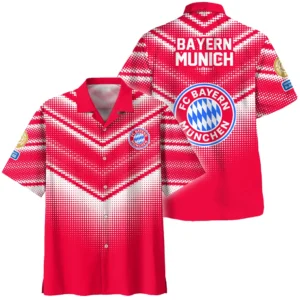 Weiß-Roter Fußball Hawaiian Shirt, Sport Pride Button Shirt HVN1065BM