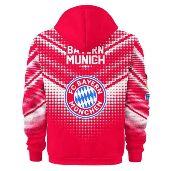 Athletic Half-Zip Hoodie, Team-Style Logo Print Hoodie Gift For Football Fans HVN1065 - Image 3