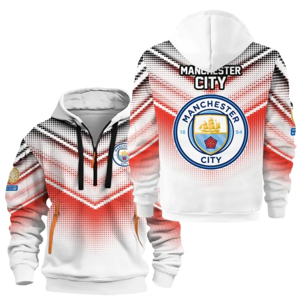 Lightweight Sports Hoodie Half Zipper, Unique Logo Print HVN1065