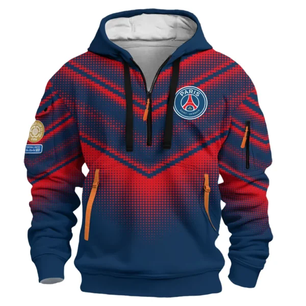 Training Hoodie Half Zipper, Fan-Friendly Logo Design HVN1065 - Image 2