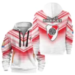 Athletic Half-Zip Hoodie, Team-Style Logo Print Hoodie Gift For Football Fans HVN1065
